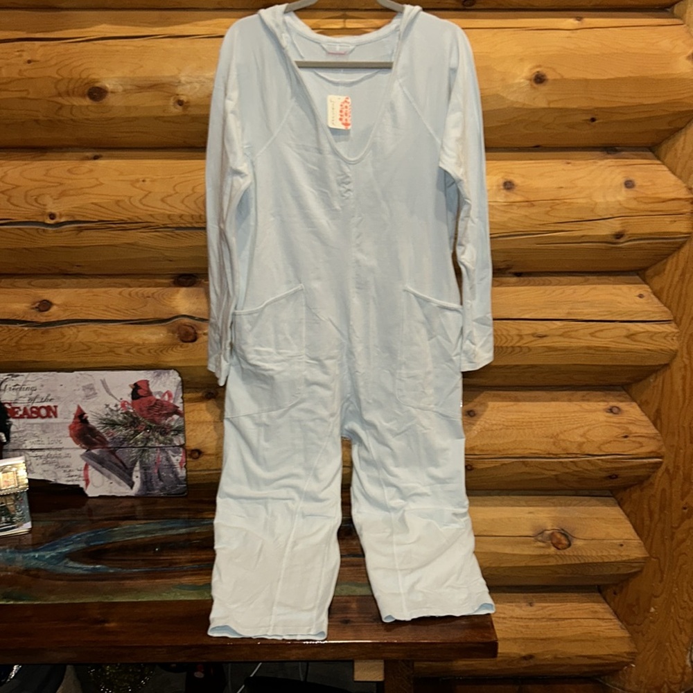 Free People NWT Hot Shot Long Sleeve Onesie Size S, M & L in Arctic Snow - Picture 5 of 14